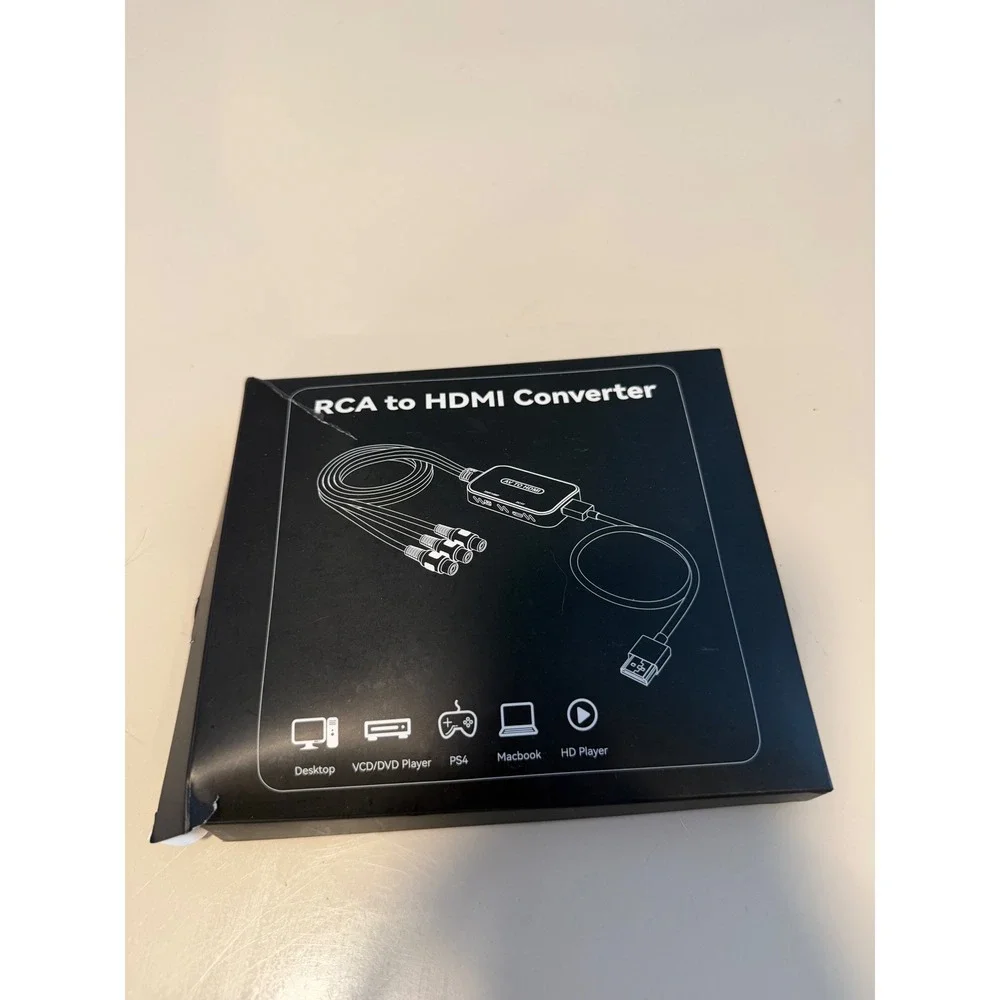 RCA to HDMI Converter AV to HDTV Adapter for DVD Player and more!